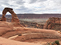 A vista of the red rocks of Moab.