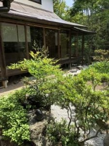 A house and garden in Japan