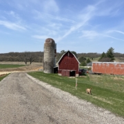 Arriving at the barn at Flynn Creek Farm
