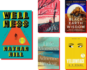 book-recommendations-wellness-great-expectations-yellowface-little-monsters-black-earth-wisdom