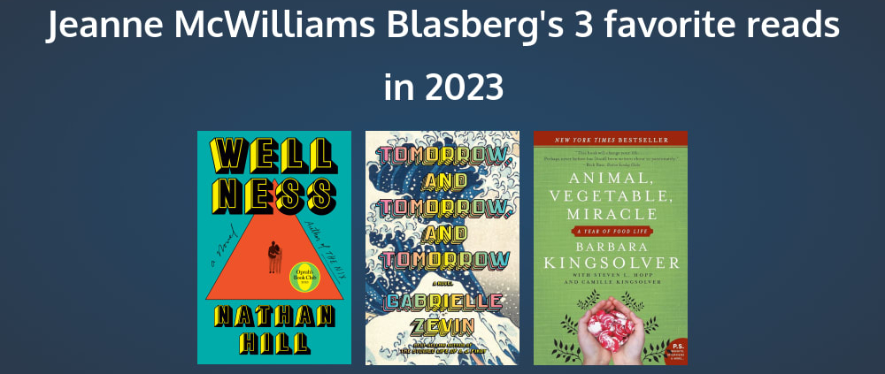 best books, Jeanne McWilliams Blasberg’s 3 favorite reads in 2023